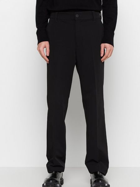 Spodnie klasyczne Versace Jeans Couture czarne