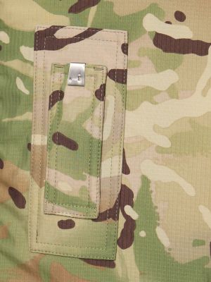 Giacca bomber di nylon con stampa camouflage 1017 Alyx 9sm verde