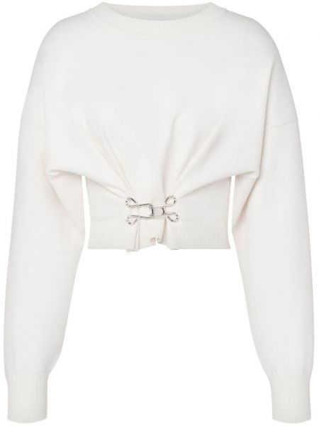 Sweat Moschino Jeans blanc