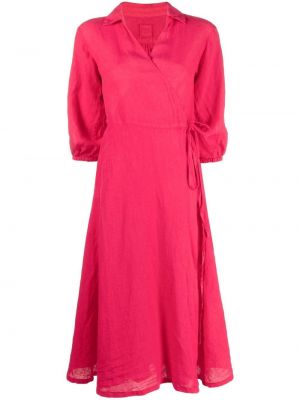 Ленена рокля 120% Lino розово
