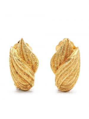 Boucles d'oreilles à imprimé à boucle Christian Dior
