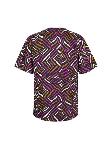 Camiseta de algodón con estampado abstracto Max Mara Weekend