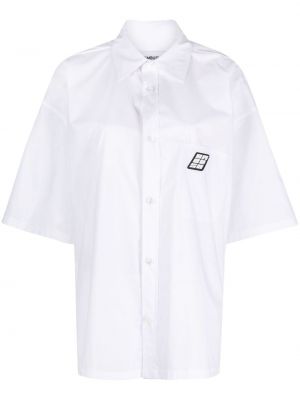 Βαμβακερό πουκάμισο Ambush λευκό