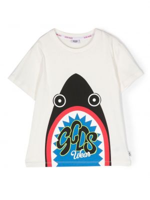 T-shirt för tjejer Gcds Kids vit