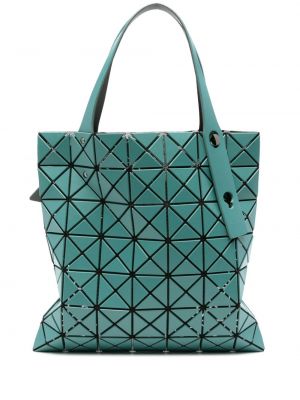 Geantă shopper cu imprimeu geometric Bao Bao Issey Miyake verde