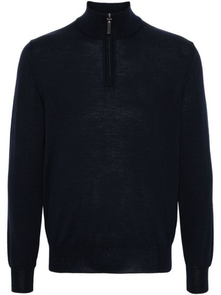 Kort sweater Canali blå