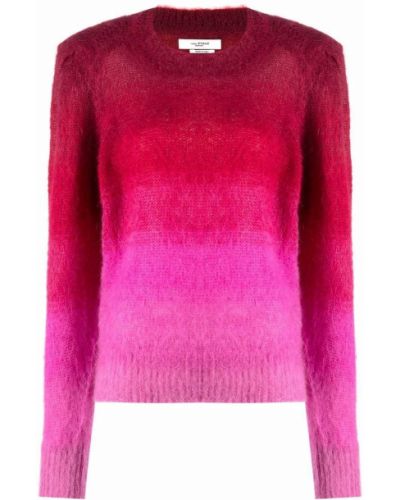 Jersey de punto de tela jersey con efecto degradado Isabel Marant étoile rosa