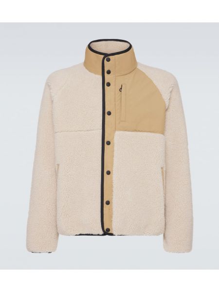 Fleece kasmirmatto silkki takki Loro Piana beige