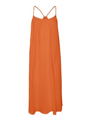 Maksi suknelė Vero Moda oranžinė