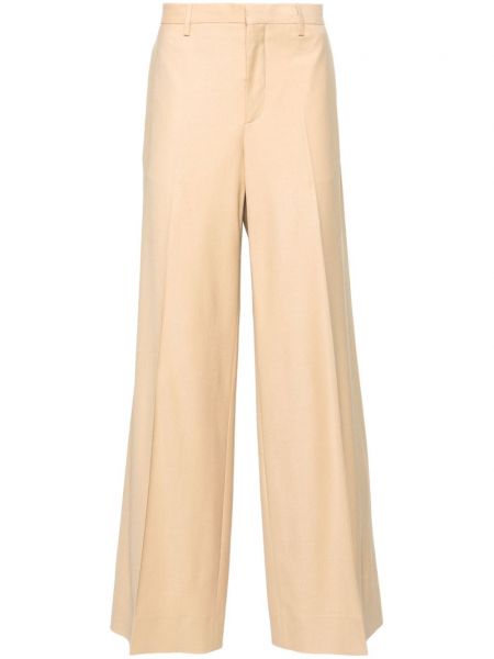 Béžové rovné kalhoty Moschino