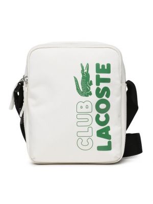 Športová taška Lacoste biela