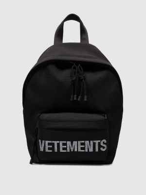 Черный рюкзак Vetements