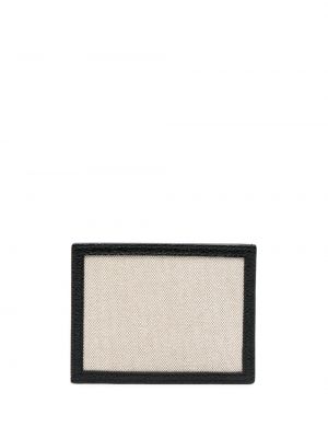 Pruhovaná peněženka Thom Browne černá