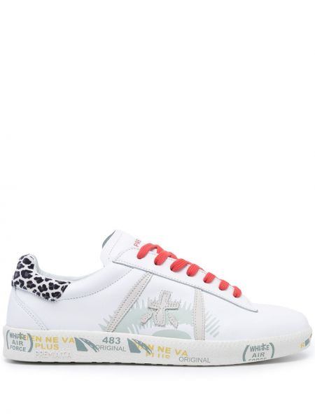 Zapatillas con estampado animal print Premiata blanco