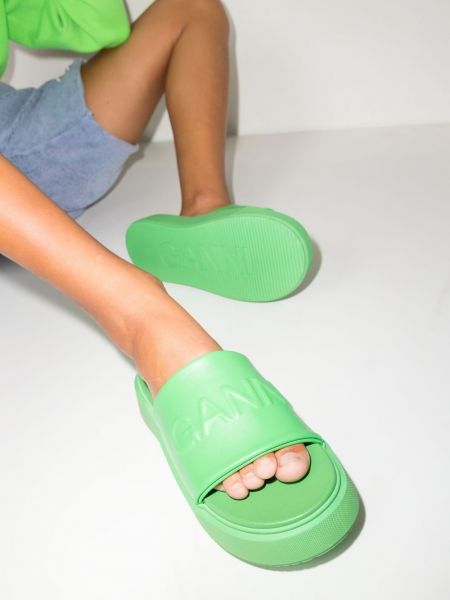 Sandály Ganni zelené