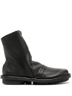 Kožené kotníkové boty Trippen černé