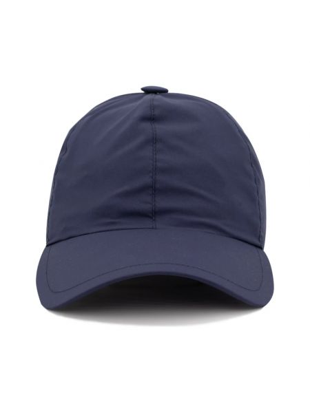 Niebieska czapka z daszkiem Fedeli