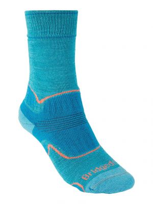 Чорапи от мерино вълна Bridgedale синьо