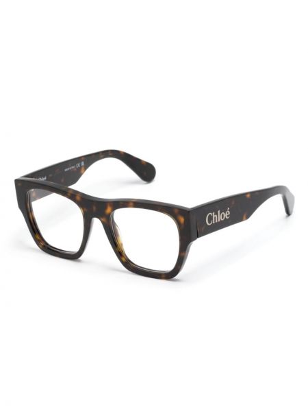 Brýle Chloé Eyewear hnědé