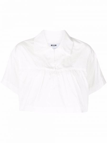Блуза на цветя Msgm бяло