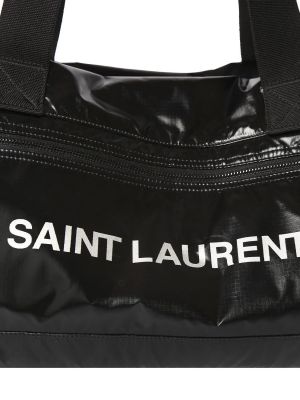 Borsa da viaggio di nylon Saint Laurent nero