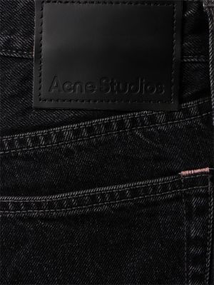Jeansy bawełniane Acne Studios czarne
