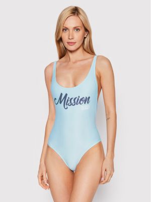 Jednodielne plavky Mission Swim modrá