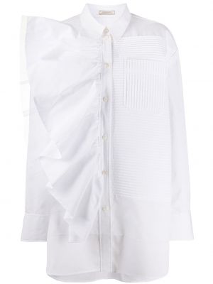 Camisa con volantes oversized Nina Ricci blanco