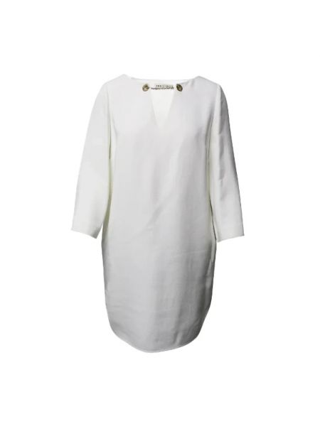 Jedwabna sukienka Emilio Pucci Pre-owned biała