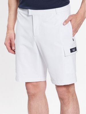 Pantaloni Ea7 Emporio Armani alb
