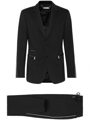 Czarny garnitur Philipp Plein