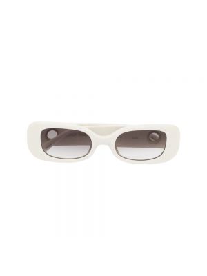 Okulary przeciwsłoneczne Linda Farrow białe