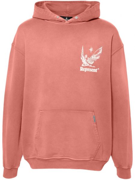 Langes sweatshirt aus baumwoll Represent rot