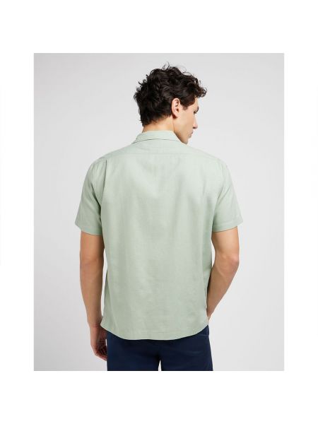 Рубашка с коротким рукавом Lee зеленая