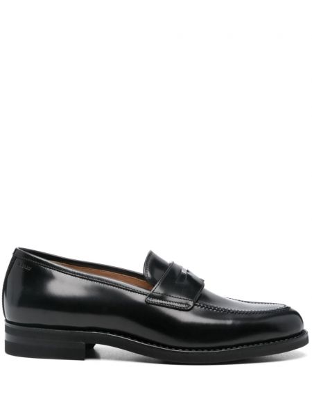 Læder loafers Bally sort