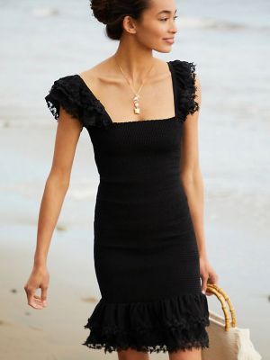 Платье мини Peixoto черное