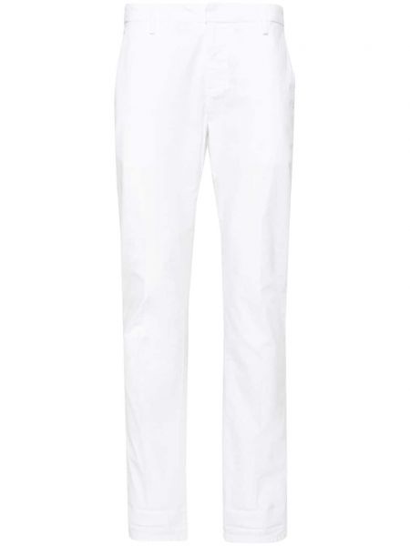 Chino панталони slim Dondup бяло