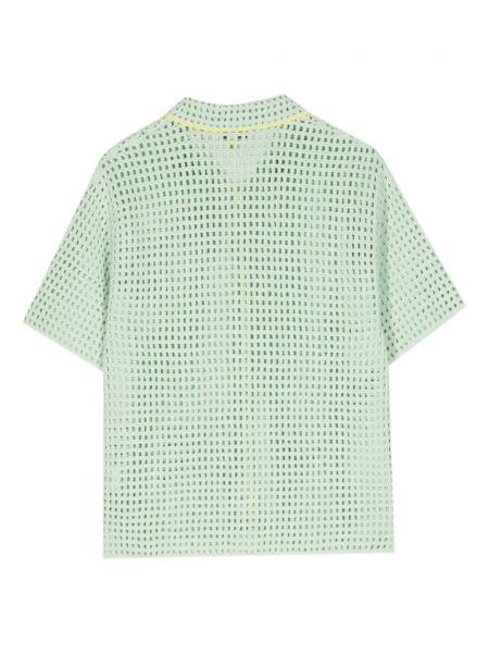 Haut en tricot avec applique Mira Mikati vert