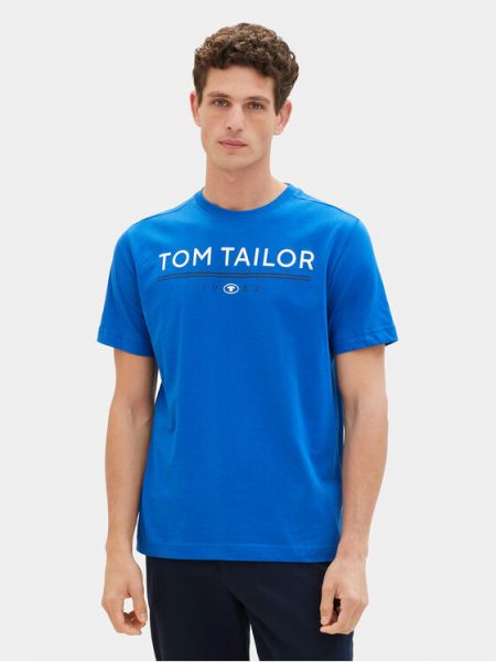 Тениска Tom Tailor синьо