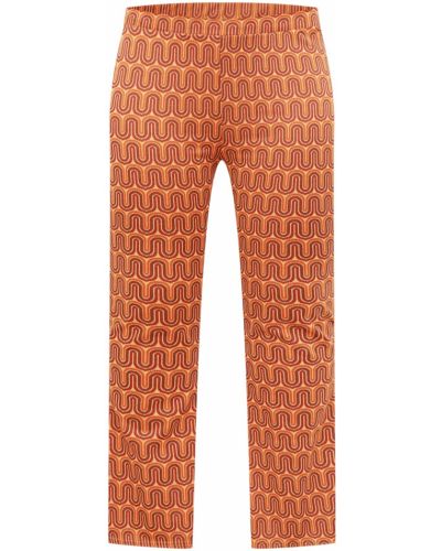 Pantaloni Only Curve portocaliu