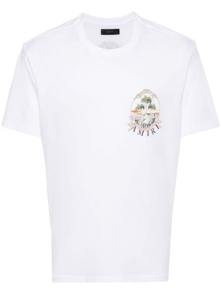 T-shirt à imprimé Amiri blanc