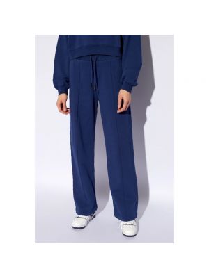 Pantalones de chándal de algodón Woolrich azul