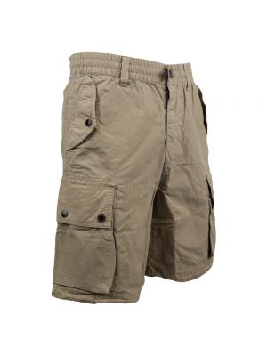 Pantalones cortos de algodón Parajumpers beige