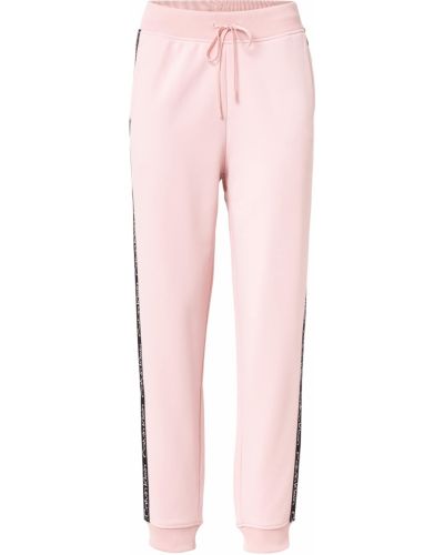 Calvin Klein Performance Pantaloni sport  roz / negru / alb