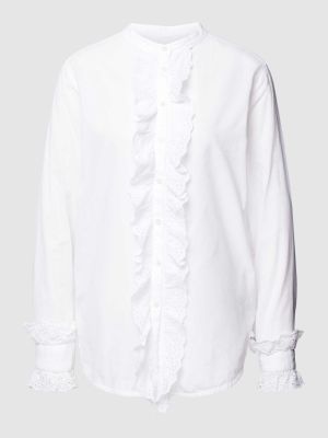 Bluzka z falbankami 0039 Italy biała