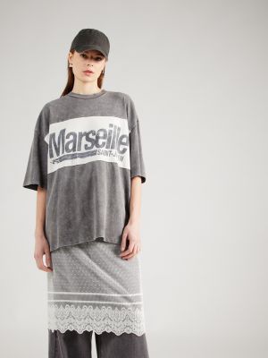 Relaxed fit marškinėliai Topshop balta