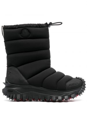 Ватирани зимни обувки за сняг Moncler черно