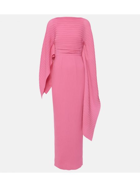 Chiffon maxi kjole Solace London pink