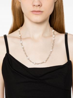 Vėrinys su perlais Maor sidabrinė
