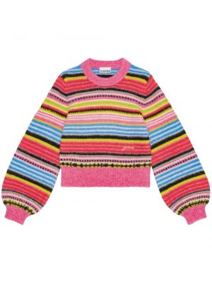 Woll pullover Ganni pink